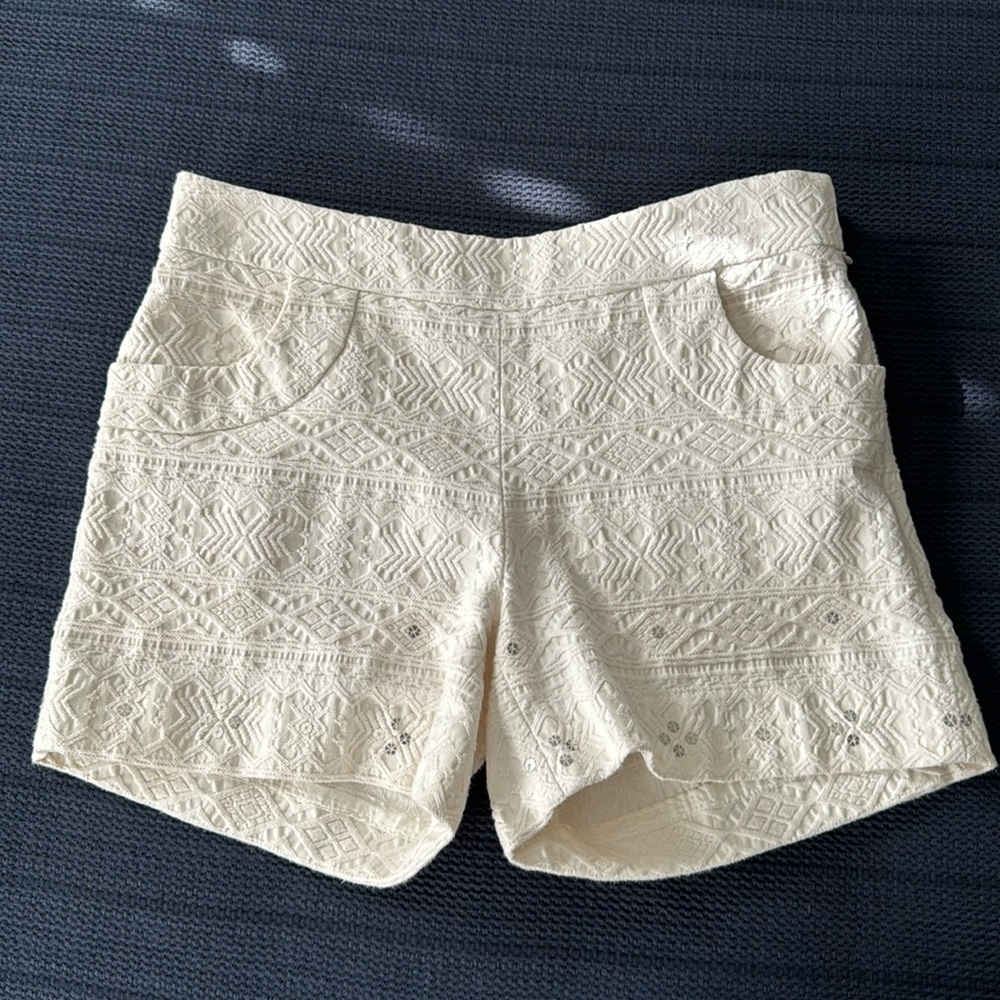 Sequin-trimmed dress shorts by elevenses